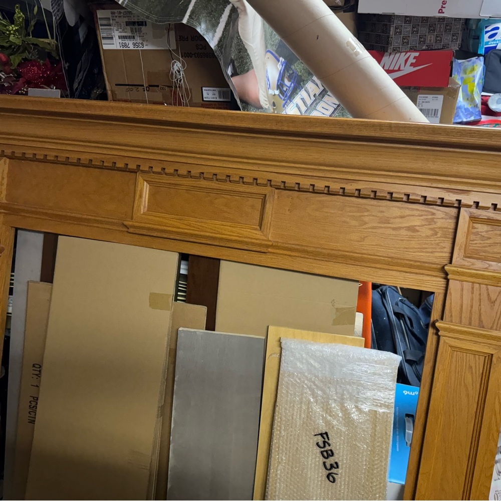 Wooden Mantel Frame White Pine